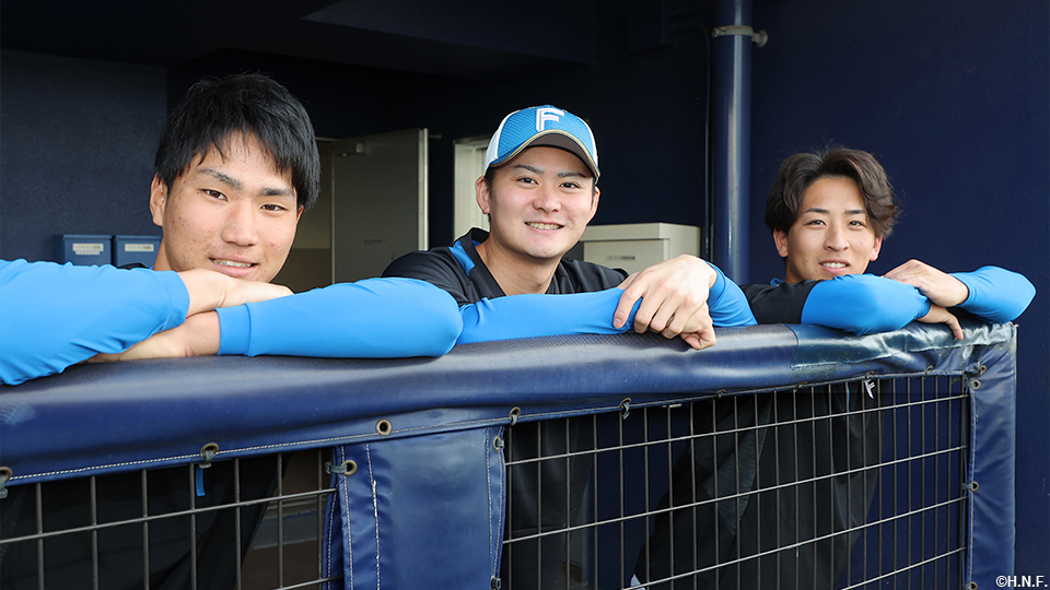 加藤大投手、中山投手、細野投手