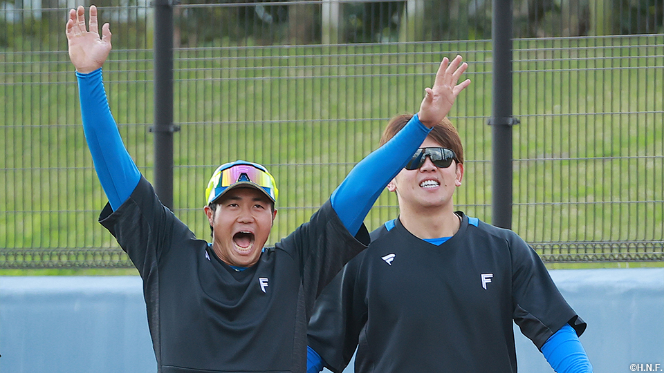 細川選手と清水選手