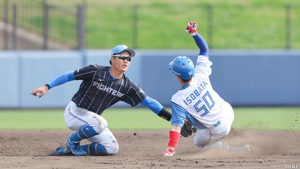 奈良間選手と五十幡選手