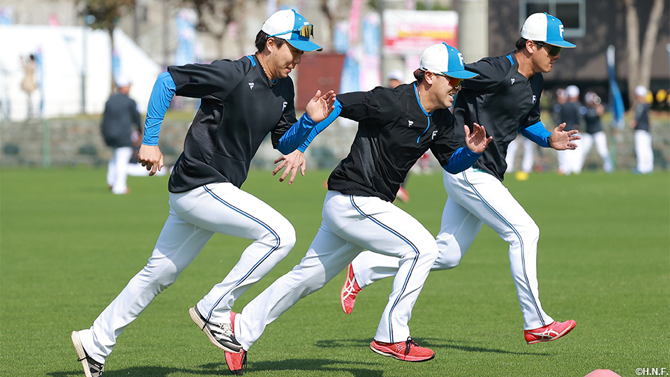 齊藤伸投手、河野投手、北山投手