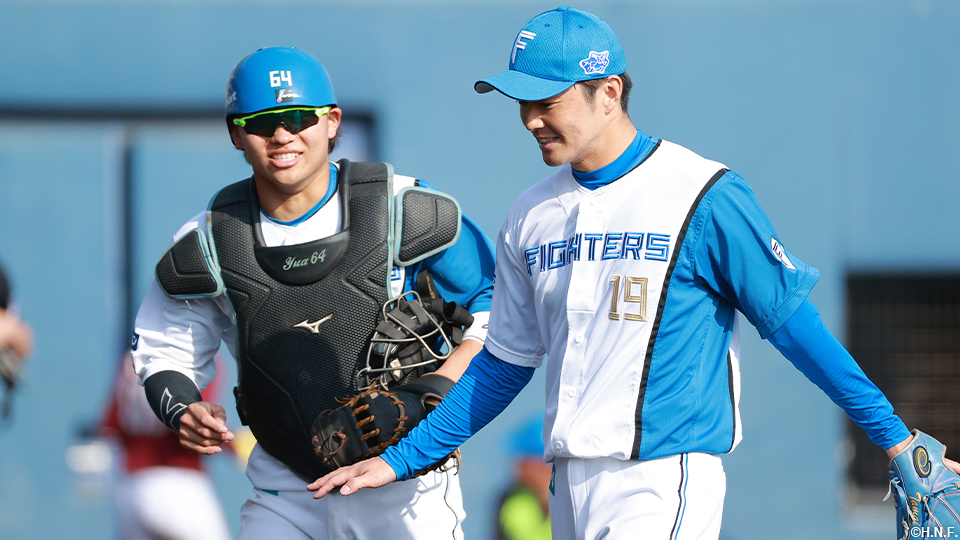 田宮選手と玉井投手
