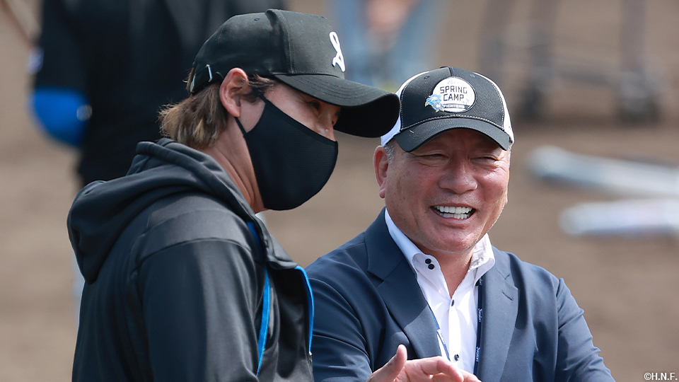 新庄監督と高木豊氏