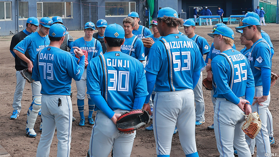 試合前ミーティング