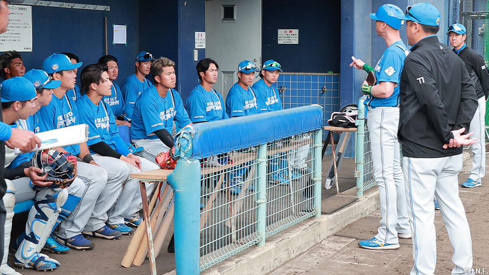 試合後ミーティング