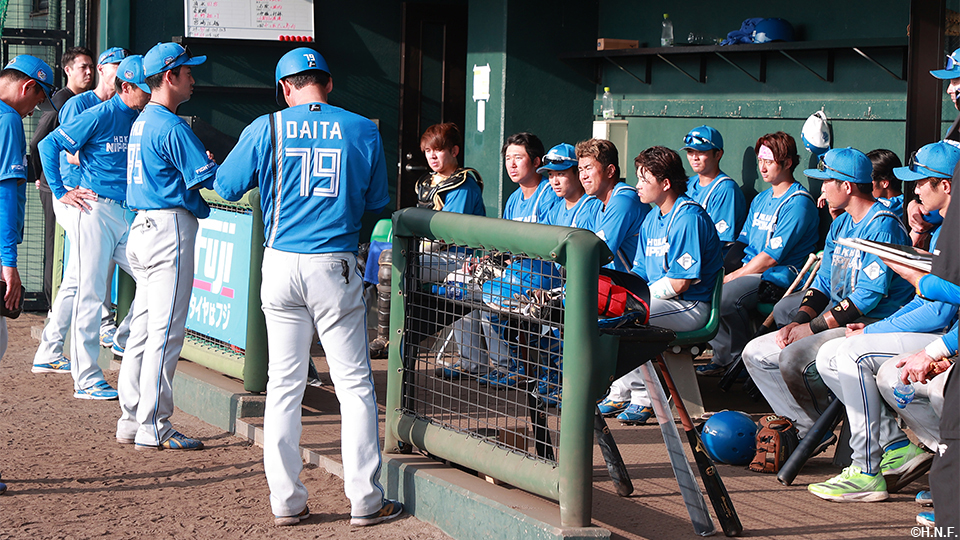 試合後ミーティング
