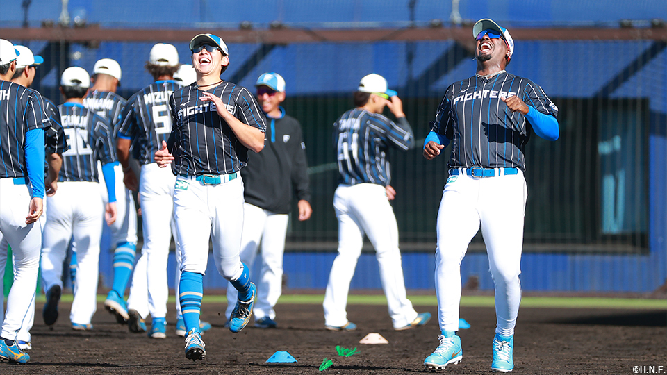 清水選手とレイエス選手