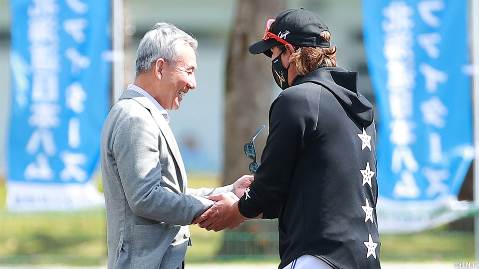 白井一幸氏と新庄監督