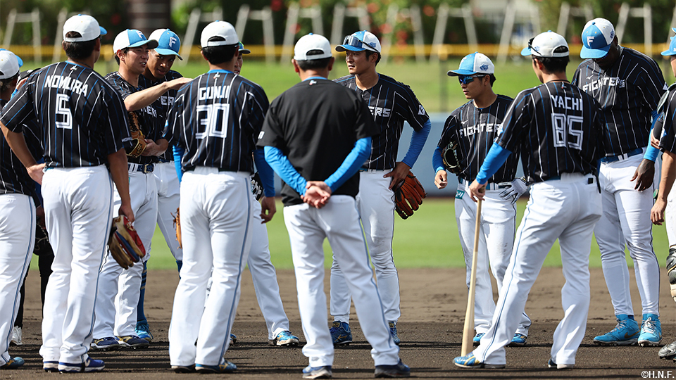 守備ミーティング