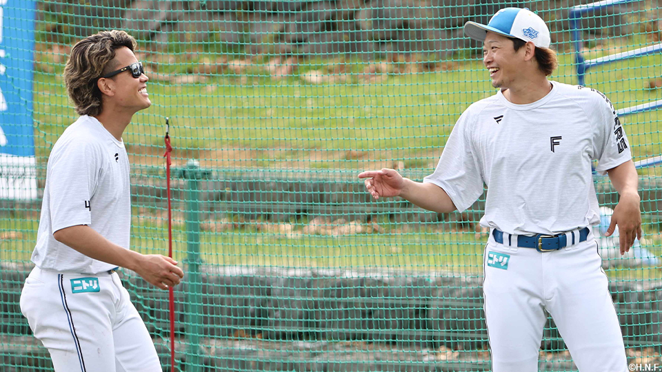 “鈴木投手と福田俊投手”