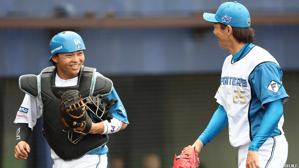 ““宮西投手と田宮選手””