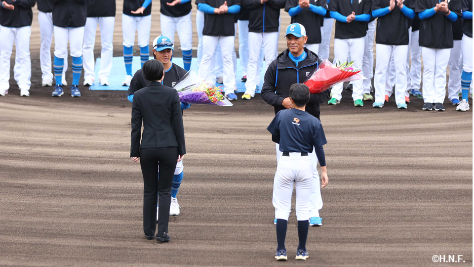 国頭キャンプ歓迎セレモニー06