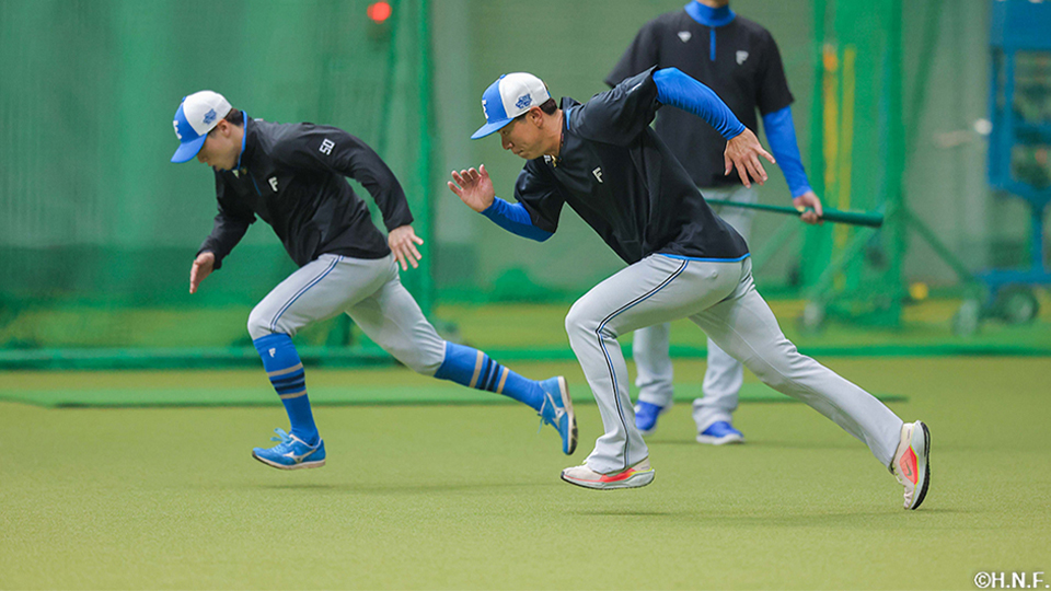 松本剛選手と五十幡選手