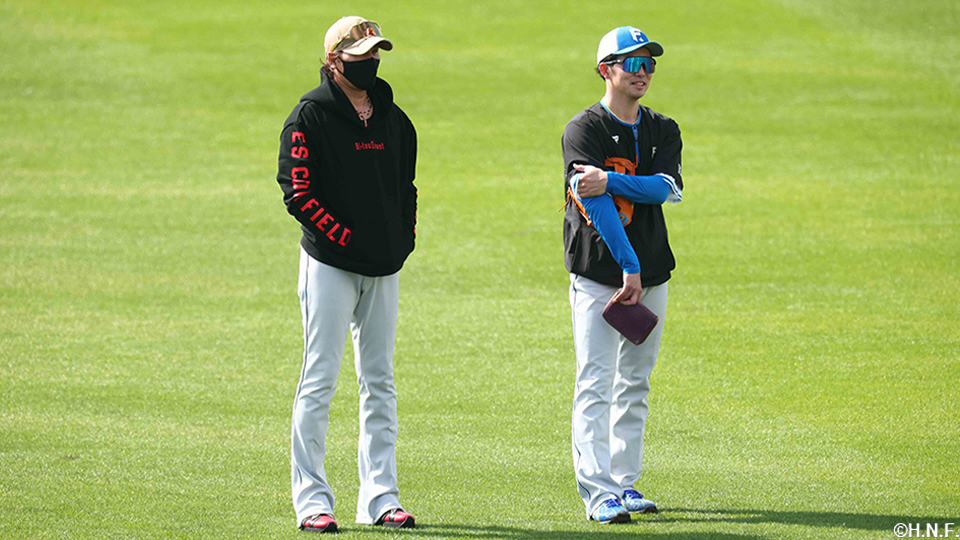 新庄監督と谷内コーチ