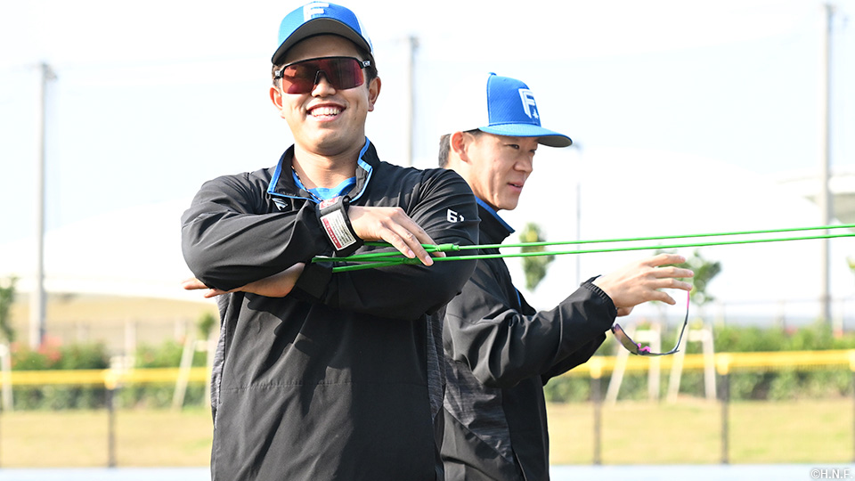 今川選手と矢澤選手