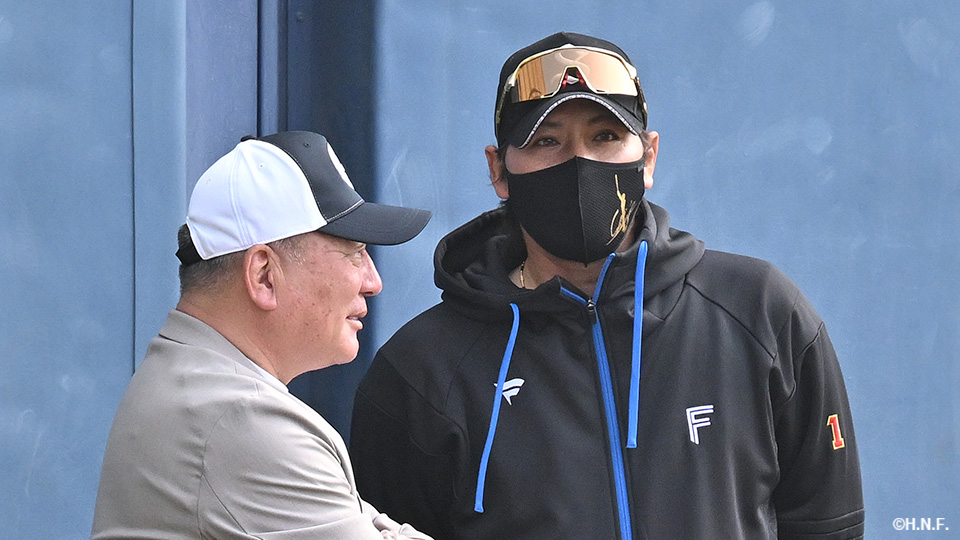 新庄監督と高木豊氏