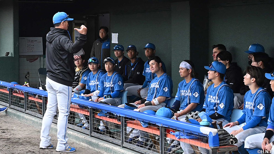 試合後ミーティング