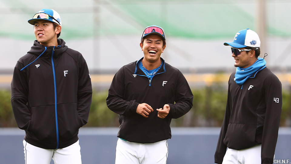 清水優選手、今川選手、水野選手