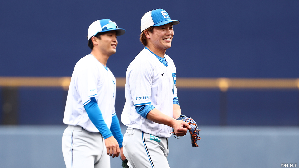 郡司選手と伏見選手