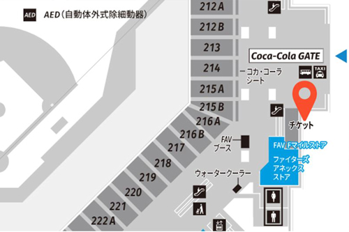Coca-Cola GATE外 MAP