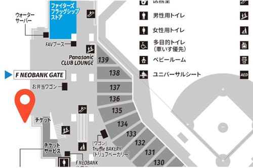 F NEOBANK GATE外 MAP
