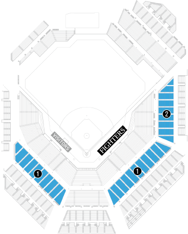 シート一覧 | 北海道日本ハムファイターズ SEASONSEAT2023