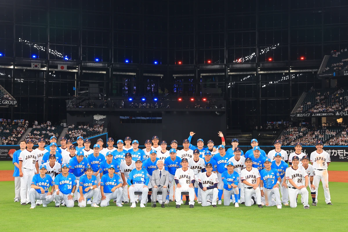 試合後集合写真