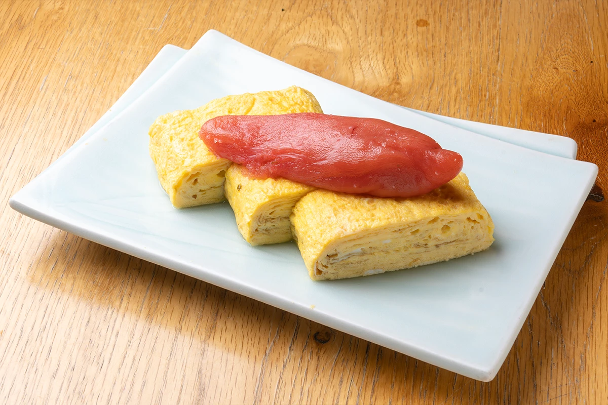 自家製たまご焼きと『たらこ』