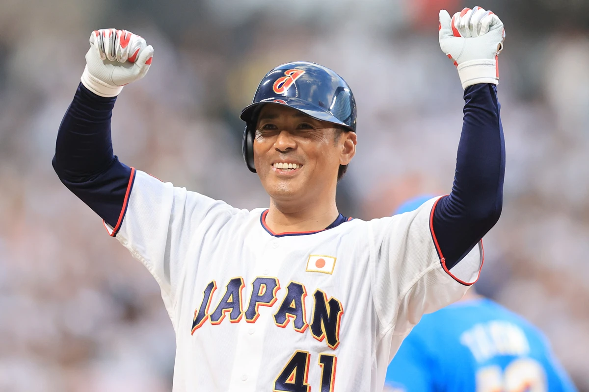 1回タイムリーの稲葉