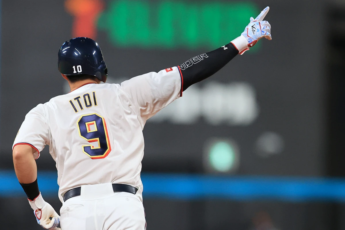 6回3ランの糸井