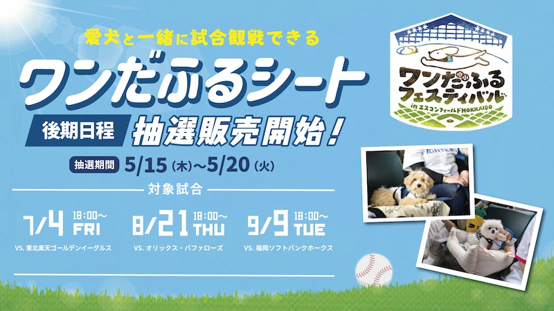 ワンだふるシート抽選販売開始！