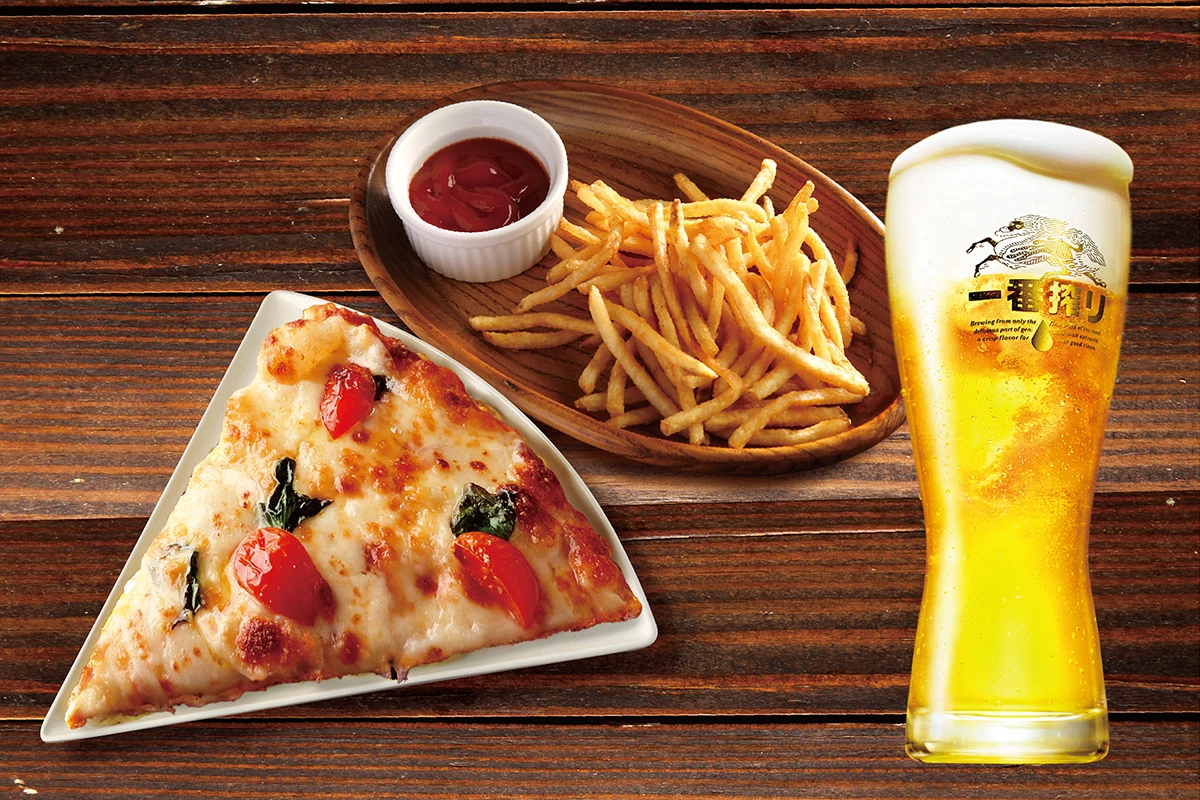 ピザポテト生ビールセット