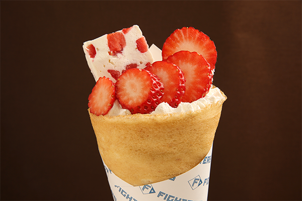 いちごムースクレープ