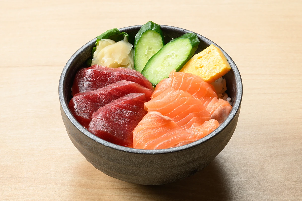 本マグロサーモン丼